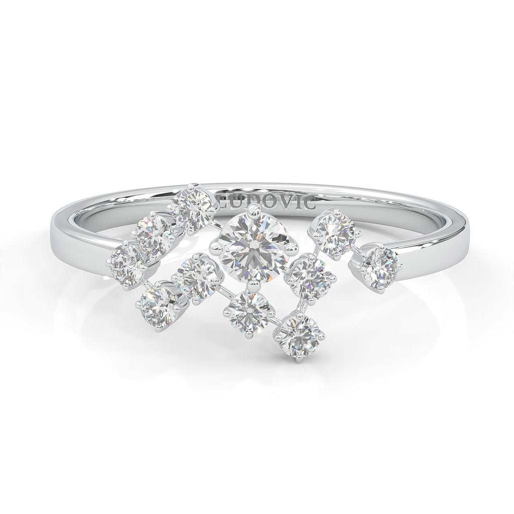 The Quiet Blessing Moissanite Engagement Ring