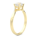 Mountain Style Wedding Set ( Yellow Gold )