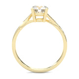 Mountain Style Wedding Set ( Yellow Gold )