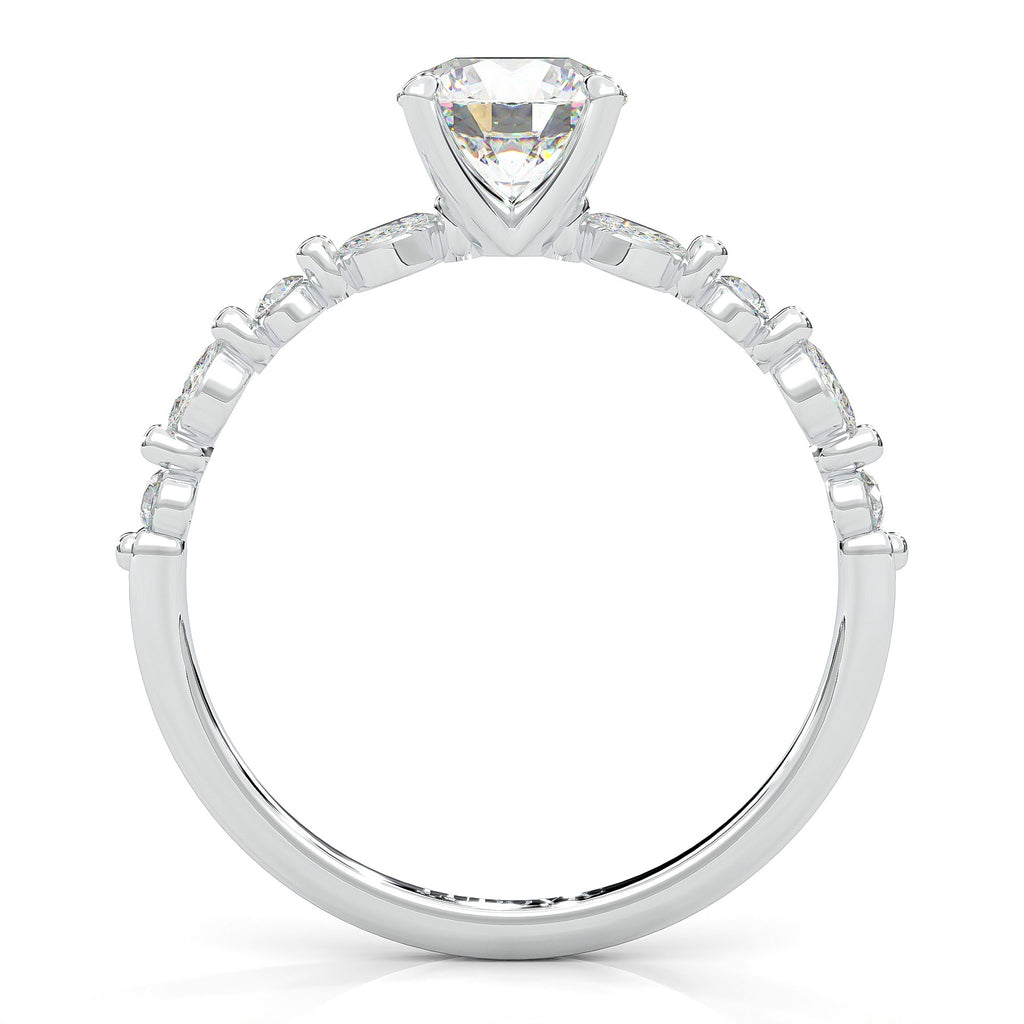 Ludovic Art Style Engagement Ring