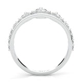 The Austere Spirit Moissanite Wedding Band