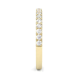 French Four Claw Wedding Set ( Yellow Gold )