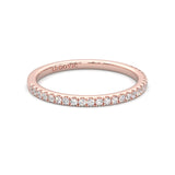 The Fair Twist Moissanite Wedding Set (Rose Gold )