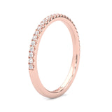 The Fair Twist Moissanite Wedding Set (Rose Gold )