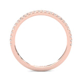 The Fair Twist Moissanite Wedding Set (Rose Gold )