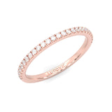 The Fair Twist Moissanite Wedding Set (Rose Gold )