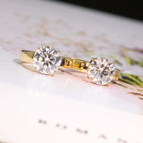 The Diligent Tempest Moissanite Earrings (0.5ct)