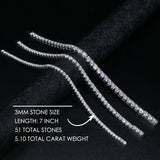 Ludovic Moissanite Tennis Bracelet (Gold-Plated Silver)