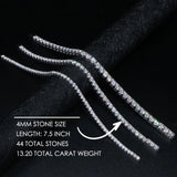 Ludovic Moissanite Tennis Bracelet (Gold-Plated Silver)