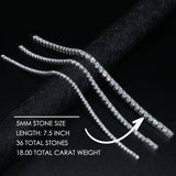 Ludovic Moissanite Tennis Bracelet (Gold-Plated Silver)