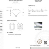 Lab Diamond Radiant Cut 5.09ct (D - VVS1 )