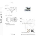 IGI certificate LG765605800: 5.09 ct, F color, VVS2 clarity