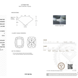 IGI certificate LG794691940: 6.03 ct, F color, VVS2 clarity