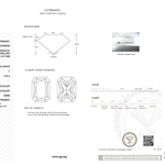 IGI certificate LG799665531: 7.08 ct, F color, VVS2 clarity