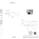 IGI certificate LG823646561: 8.09 ct, F color, VVS2 clarity