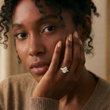 Solitaire Ring Pear Brilliant 3-Stone ( Yellow Gold 14K )