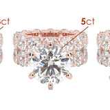 Supernova II - Ludovic Wedding Band ( Rose Gold )