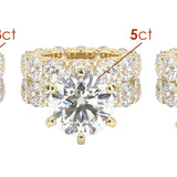 Supernova II - Ludovic Wedding Band ( Yellow Gold )