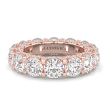 Supernova II - Ludovic Wedding Band ( Rose Gold )