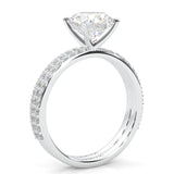 The Crystals Moissanite Wedding Set
