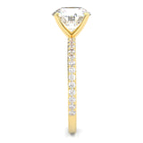 The Crystals Moissanite Wedding Set ( Yellow Gold )