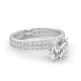 The Crystals Moissanite Wedding Set