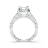 Fourfold Stones Halo Radiant Cut (14k Solid Gold)