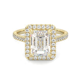 la Bague Immonde Moissanite Engagement Ring ( Yellow Gold 14K )