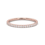 Ludovic Concealed Crown Wedding Set Radiant Cut (14k Solid Rose Gold)
