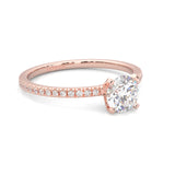 The Crystals Moissanite Wedding Set ( Rose Gold )