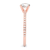 The Crystals Moissanite Wedding Set ( Rose Gold )