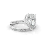 The Stella Nova Moissanite Engagement Ring (14k Solid Gold)