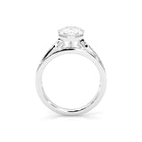 The Stella Nova Moissanite Engagement Ring (14k Solid Gold)