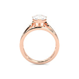 The Stella Nova Moissanite Engagement Ring ( 14k Rose Gold )