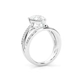 The Stella Nova Moissanite Engagement Ring (14k Solid Gold)