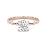 The Simple Love Moissanite Wedding Set ( Rose Gold )