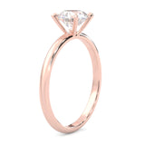 The Simple Love Moissanite Wedding Set ( Rose Gold )