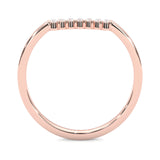 The Simple Love Moissanite Wedding Set ( Rose Gold )