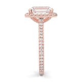 la Bague Immonde Moissanite Engagement Ring ( Rose Gold 14K )