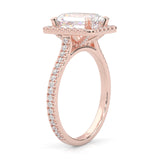 la Bague Immonde Moissanite Engagement Ring ( Rose Gold 14K )