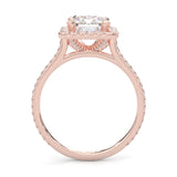 la Bague Immonde Moissanite Engagement Ring ( Rose Gold 14K )