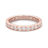 The Dearest Vigor Moissanite Eternity Ring ( Rose Gold )