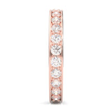 The Dearest Vigor Moissanite Eternity Ring ( Rose Gold )