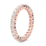 The Peace Passion Moissanite Eternity Ring ( Rose Gold )