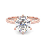 Ludovic Moissanite Ring™ Rose Gold