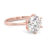 Ludovic Moissanite Ring™ Rose Gold