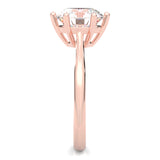 Ludovic Moissanite Ring™ Rose Gold