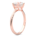 Ludovic Moissanite Ring™ Rose Gold