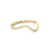 Serene Twist Moissanite Wedding Set (Yellow Gold)