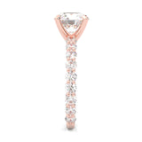 The Impossible Star Moissanite Engagement Ring ( Rose Gold )